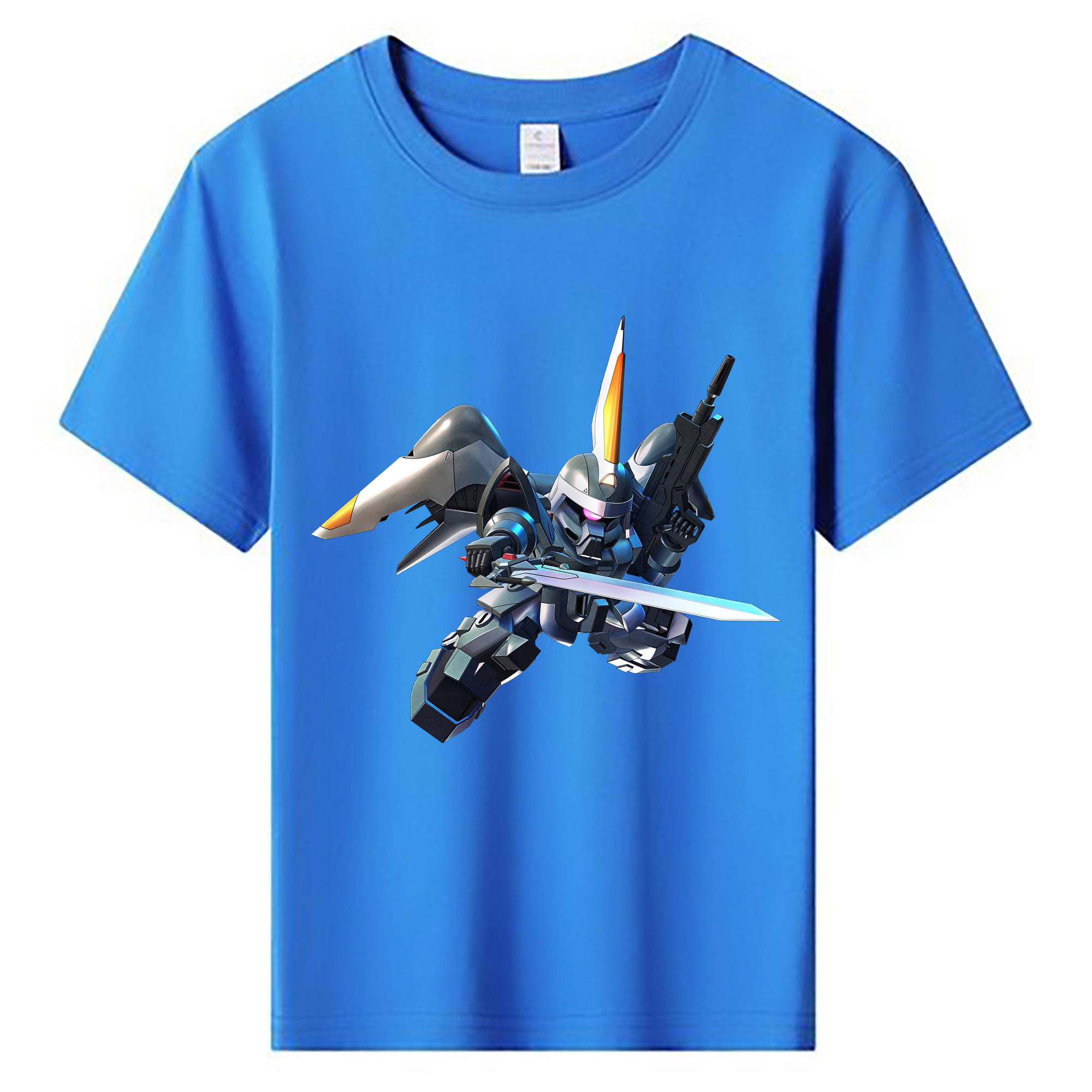 （画像用） 機動戦士ガンダム Mobile Suit Gundam 綿100％キッズTシャツ（フロントプリント）
